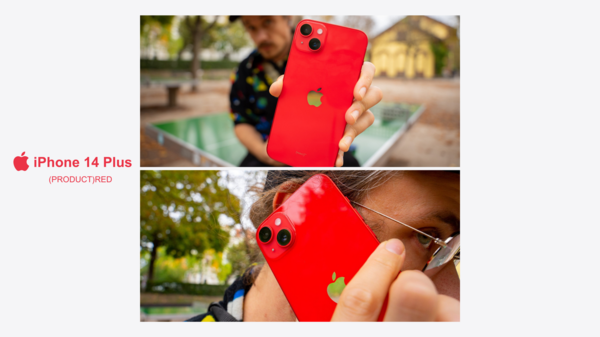 Bạn sẽ vô cùng nổi bật khi cầm trên tay chiếc iPhone 14 Plus (PRODUCT)RED dù ở bất cứ nơi đâu